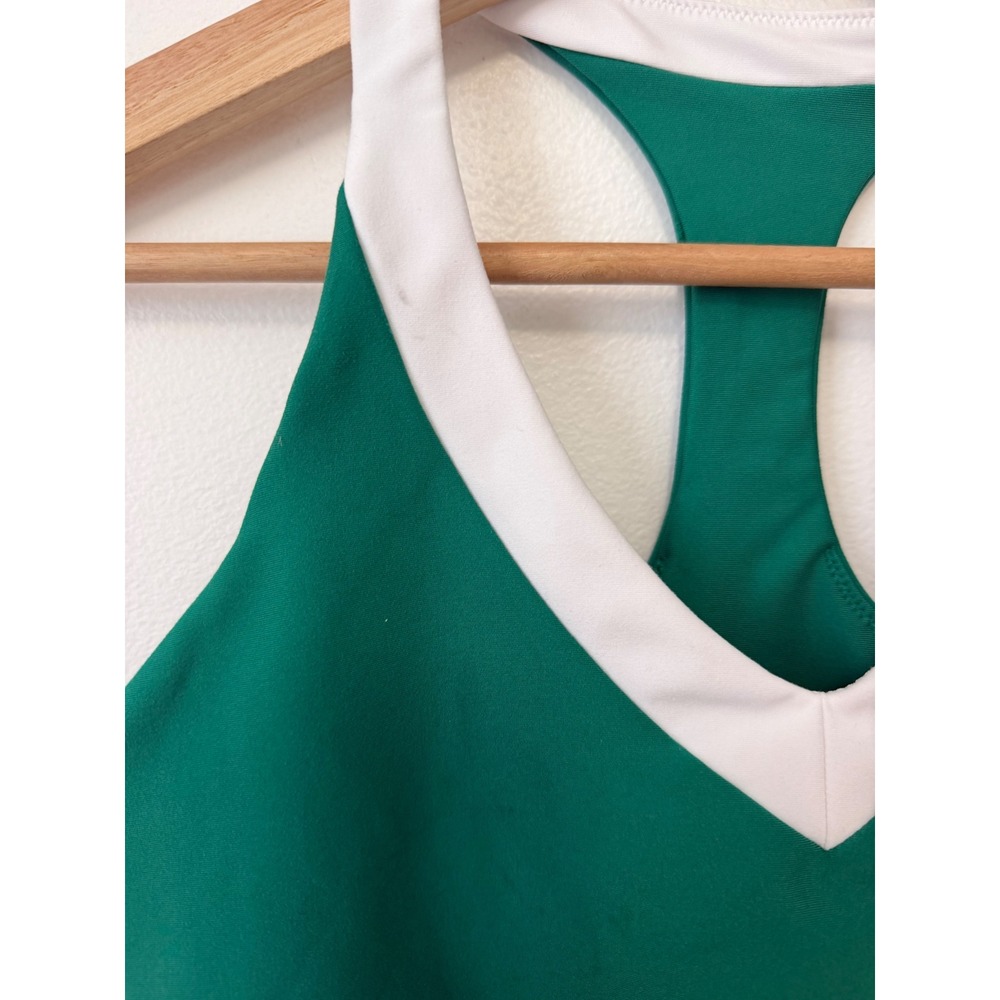 Abercrombie YPB SculptLUX Racerback V-Neck Tank – Green‎ – Women's Small – GUC - Picture 3 of 6